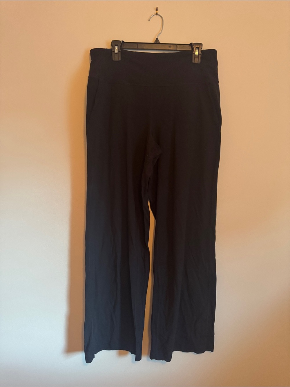 lululemon athletica Black Wide-Leg Leggings